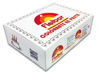 CAJA COLORANTES PASTA (FLEIBOR) X 12 U